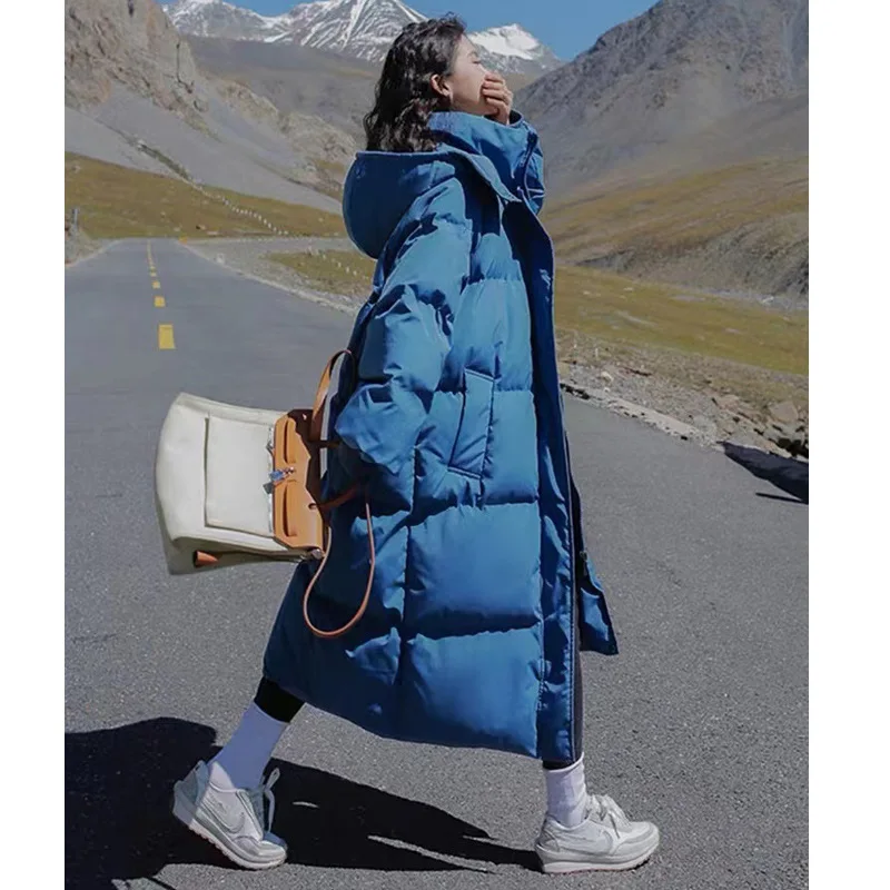 New Women's Winter Jacket Parkas Super Hot Cheap Wholesale Hooded Long Padded Jacket Coats Korean Fashion Free Shipping