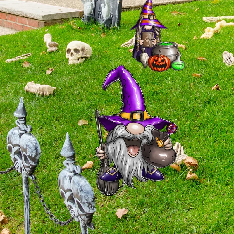 

[Home Decorations] Tyu 2.04 Million Halloween Ghost Pumpkin Witch Cat Courtyard Floor Outlet Garden Cemetery Festival Decoration