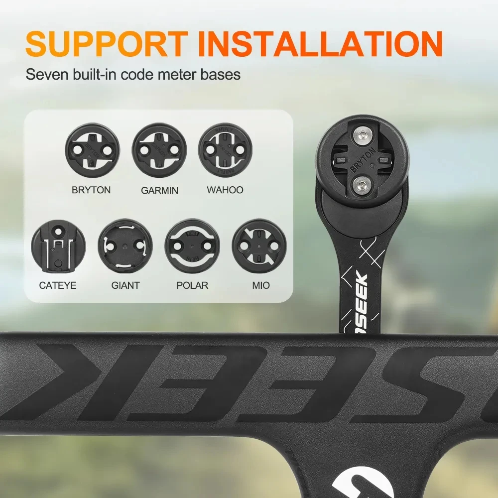 TOSEEK держатель для велосипедного компьютера крепление секундомера GPS-подставка