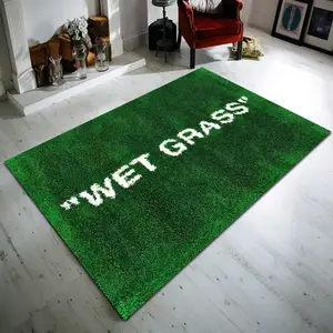 Area Rug, Wet Grass Letter Rug Carpet, Living Room Decoration Carpet,  Bedroom Bedside Bay Window Area Rugs Sofa Floor Mat Rugs, Green - Temu New  Zealand