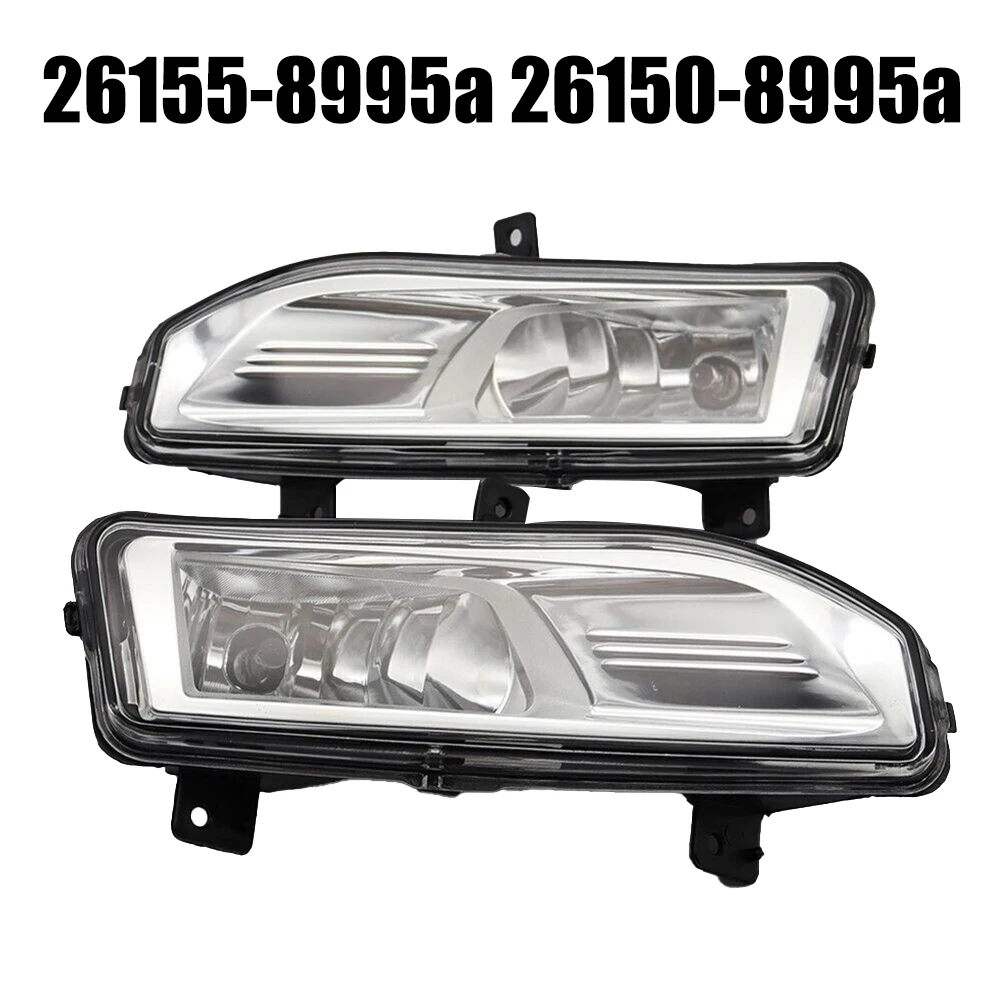

1 Pair Car Front Fog Light Lamp LED Headlight With Bulb 3000K Fits For Nissan Qashqai X-Trail 2017-2021 26155-8995a 26150-8995a