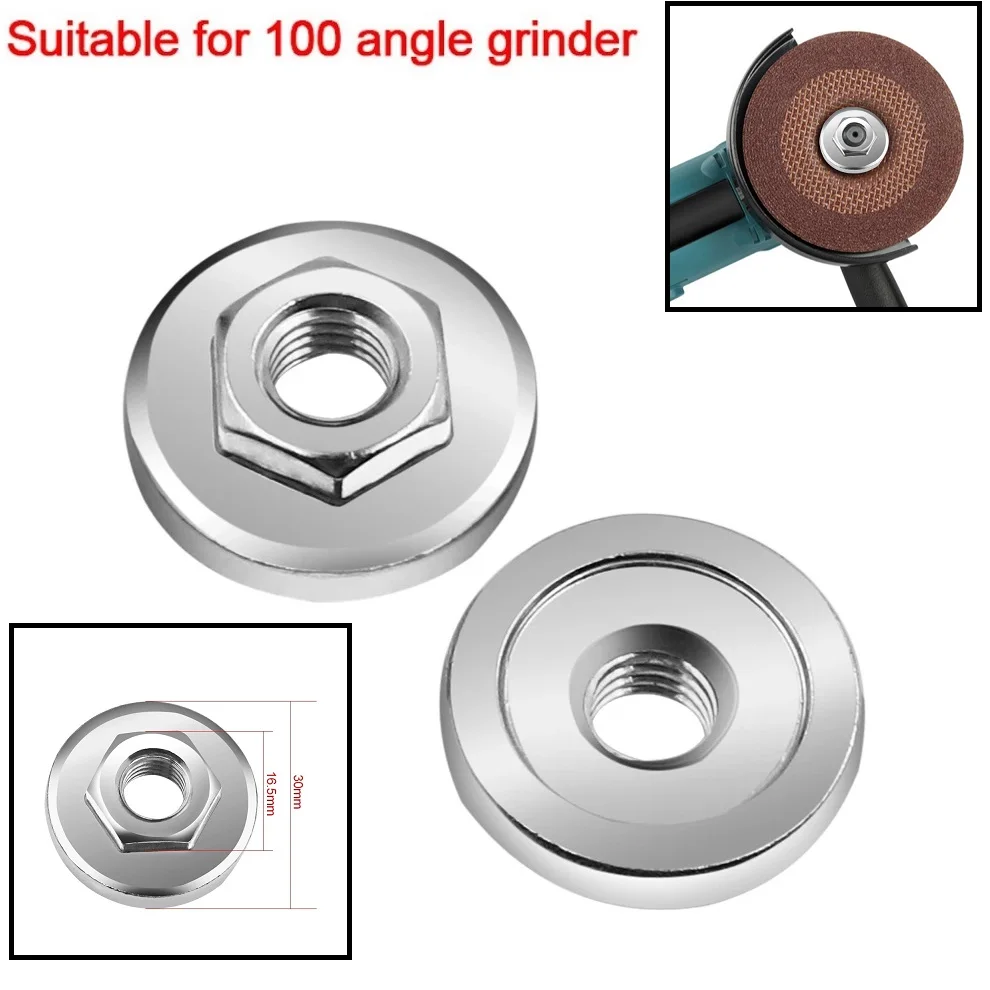 

Angle Grinder Nuts Hex Nut Set Tools 10mm Angle Grinder Screw Flange Nut M10 For 100 Angle Grinder Tool Accessories