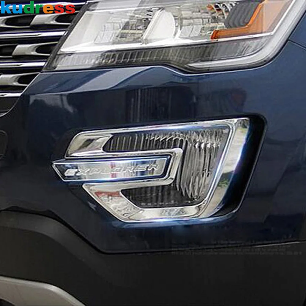 Накладки на передние противотуманные фары для Ford Explorer Sport 2016 2017 ABS