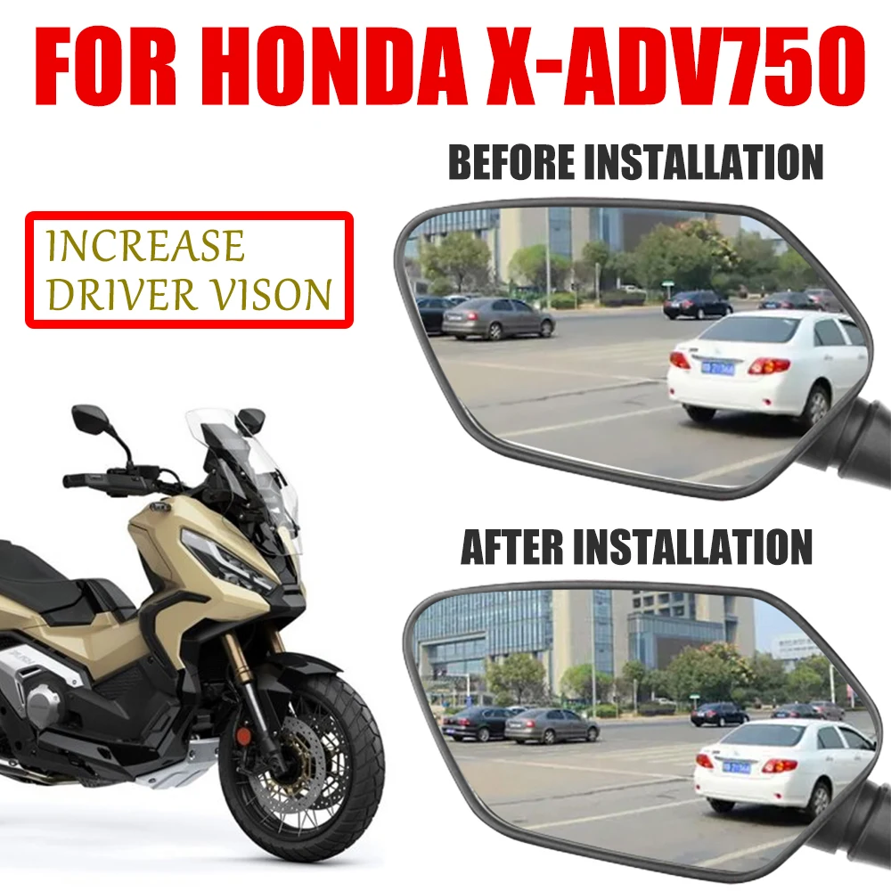 

Convex Mirror Increase Rearview Mirrors For HONDA X-ADV750 XADV X-ADV 750 XADV750 Motorcycle Accessories Side Mirror Vision Lens