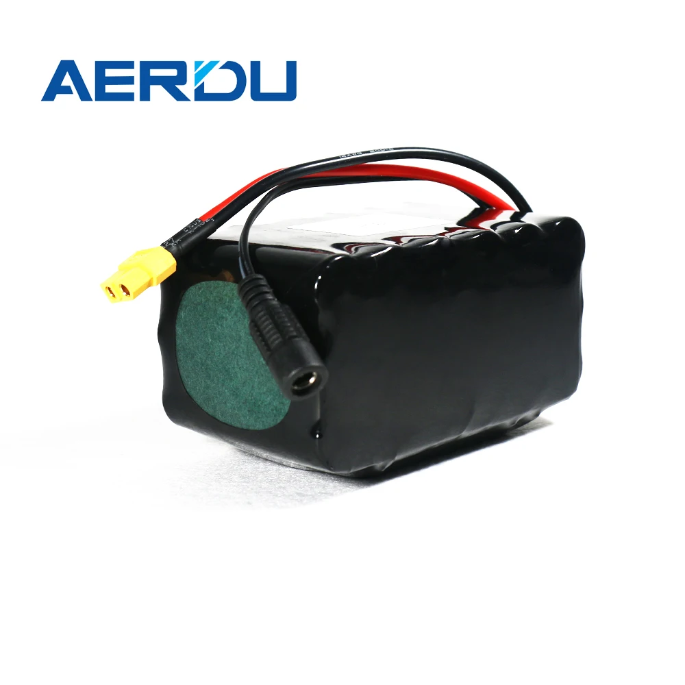 

AERDU 3S6P 12v 11.1v 7.5v 21Ah 18650Lithium Battery Pack 3500mah Cells 350W for Motor Scooter Light Inverter Miner with 40A BMS