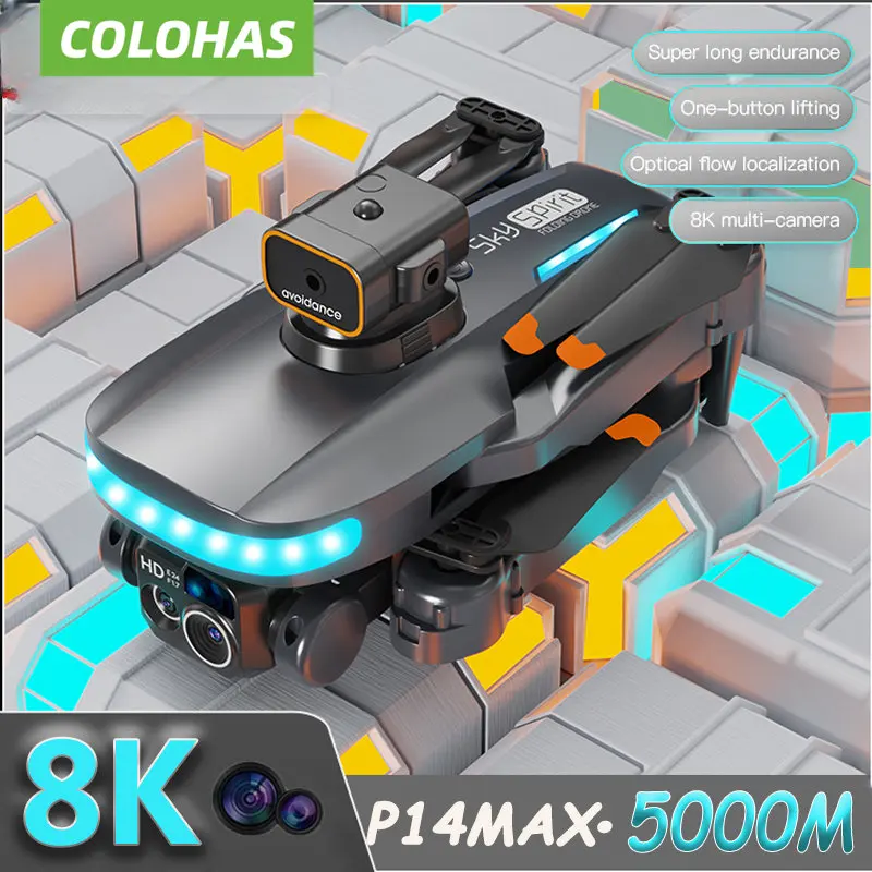 

P14 Max Дрон 8K HD GPS Профессиональный бесщеточный Бесщеточный мини самолет 5000 м