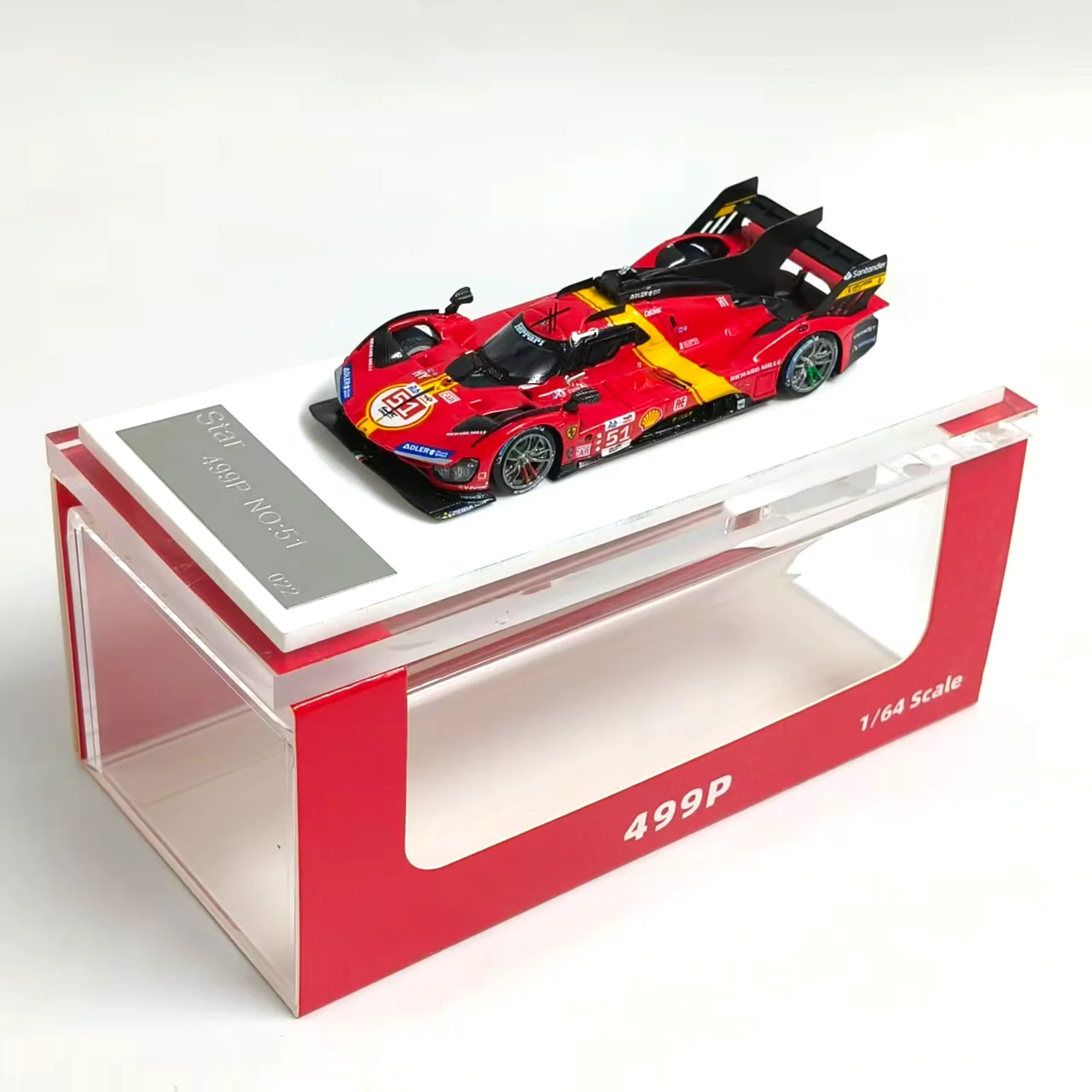 Фото Модель Star Model в масштабе 1:64 Ferrari 499P 2023 Le Mans # 50 # 51 модель автомобиля из смолы №5