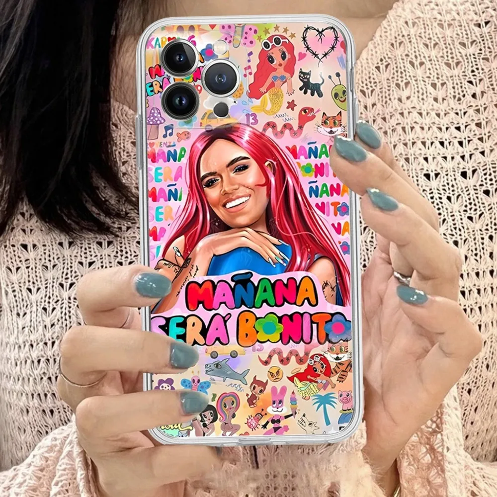 Чехол для телефона Manana Sera Bonito Karol G мягкий силиконовый чехол Iphone 16 15 14 13 12 11 Pro Mini XS MAX