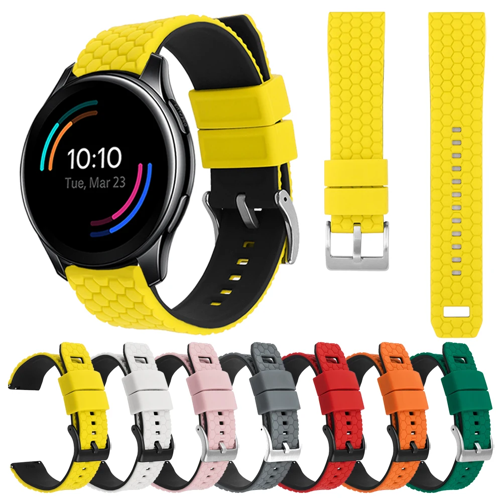 

Honeycomb texture Silicone Strap For Oneplus Watch Band Bracelet One Plus Smartwatch Watchband Accessories