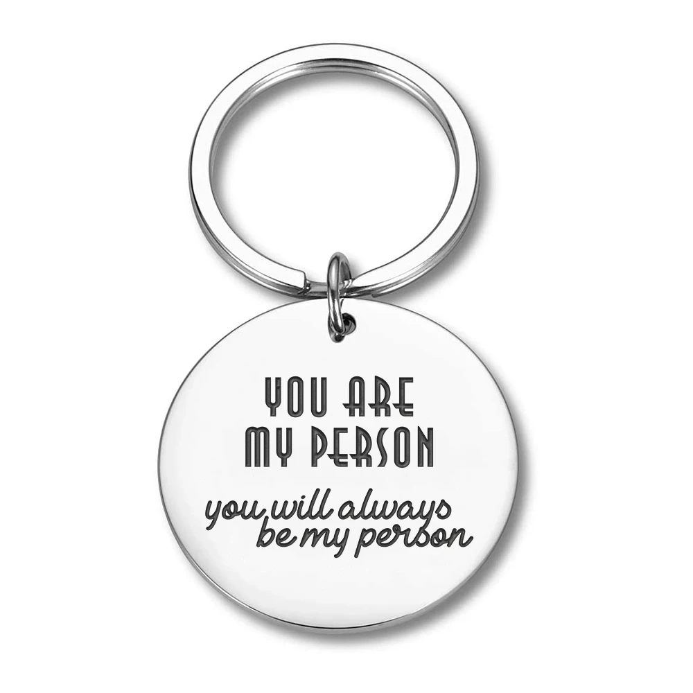 

Best Friends Gifts Keychain You are My Person Friendship Keyring for Women Men Couples Boyfriend BFF Birthday Wedding Gift