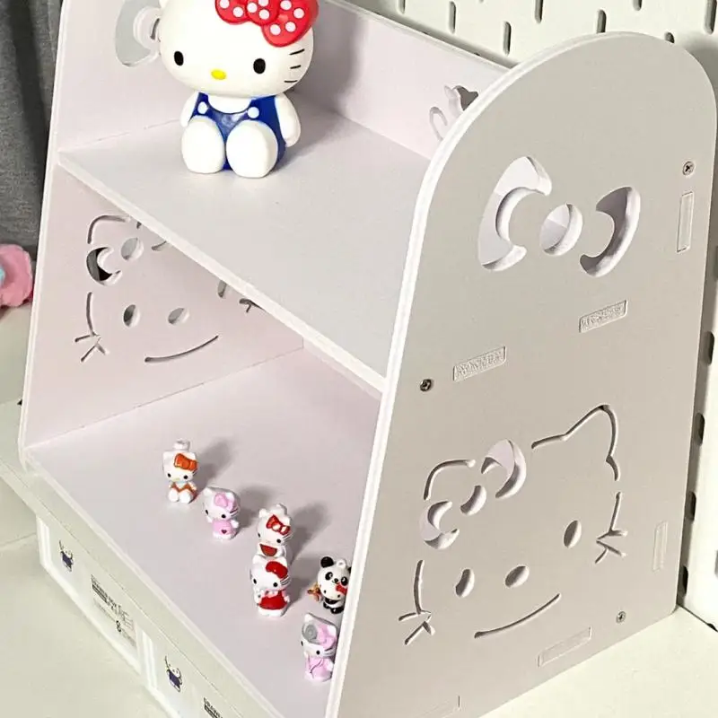 Милый мультфильм Sanrioed Kuromi Hellokitty Cinnamoroll настольная стойка для хранения
