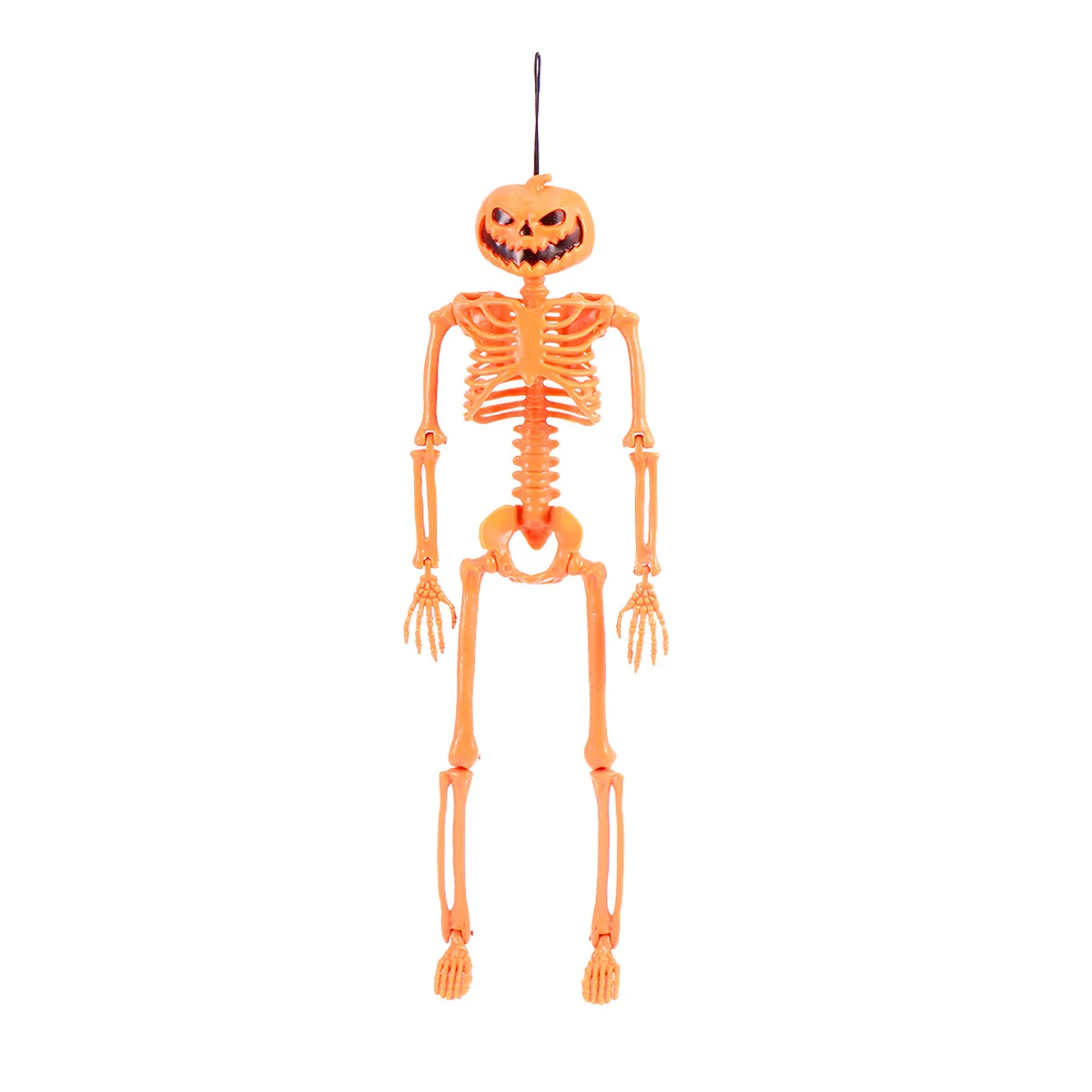 

Хэллоуин искусственный ужас Тыква Голова кости Смешные Пластиковые фото реквизиты аксессуары с подвесной веревкой (оранжевый)
