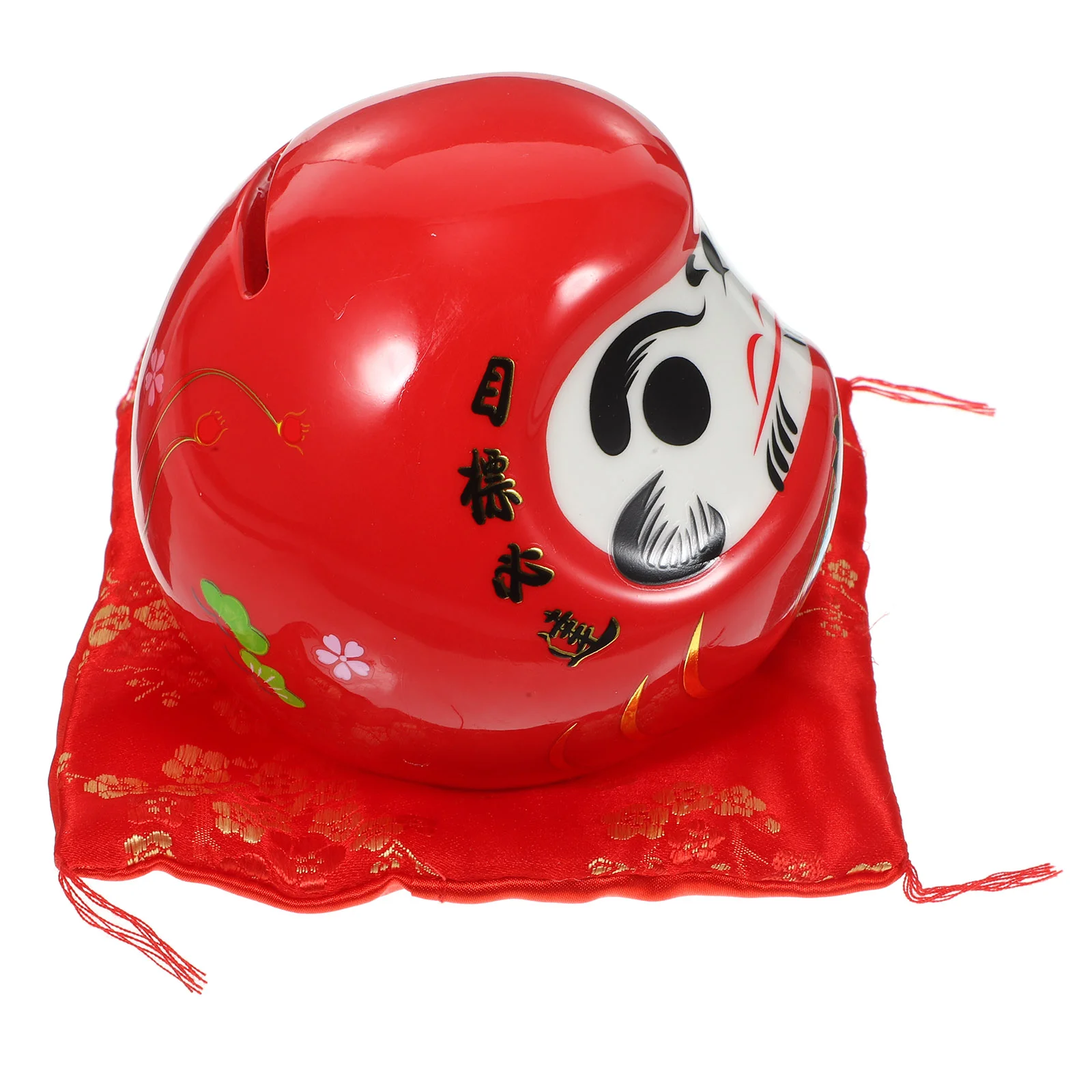 

Daruma Figurine Statue Egg Ornament Luck Fortune Wealth Blessing Decoration Good Ceramic Ochoko Car Japanese Bank Figurines Mini