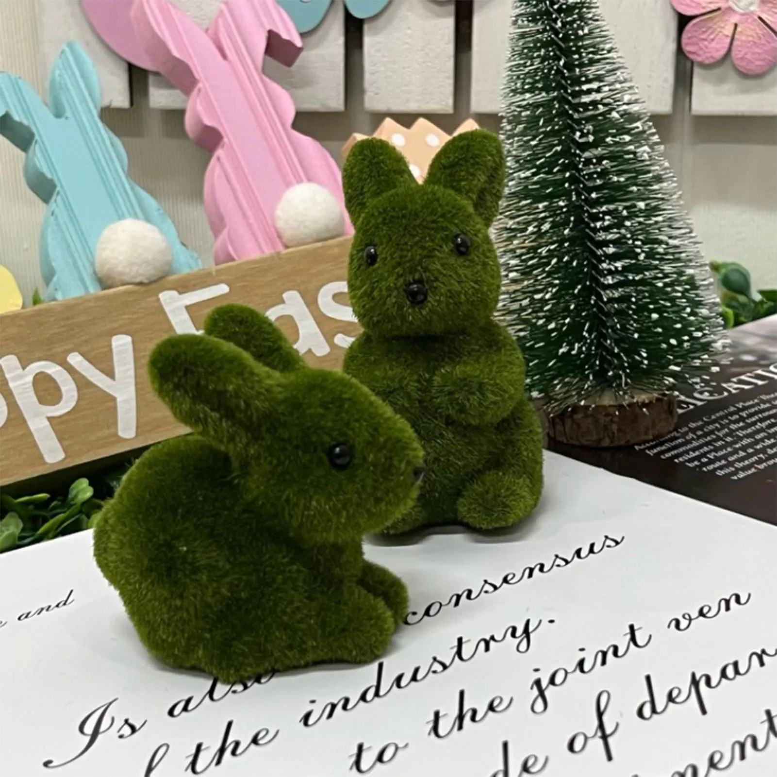 Плюшевая игрушка-кролик Mossy игрушка-животное кукла милый реалистичный кролик