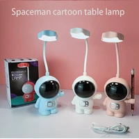 cartoon desk lamp eye protection energy saving reading lamp usb rechargeable sleeping night light led table light for kids gift