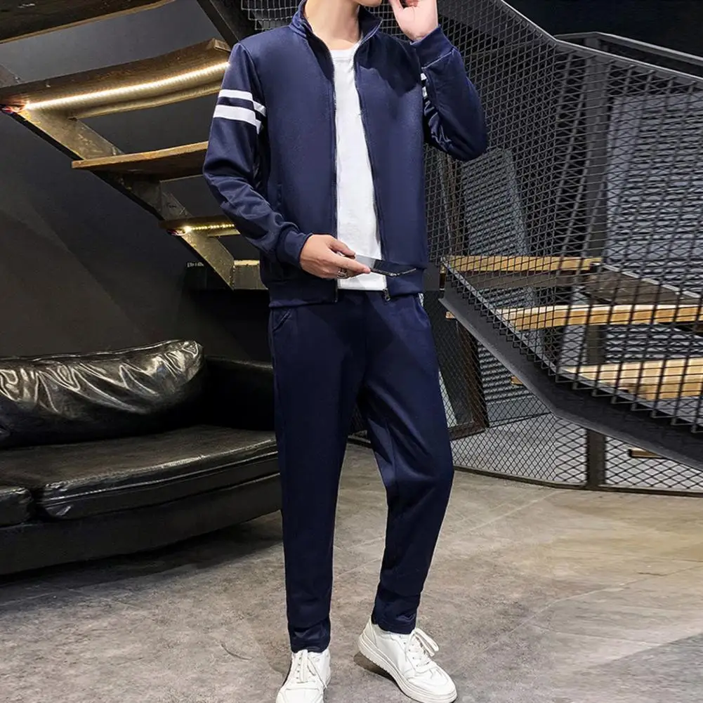

Men Clothing 2022 New Korean Fashion Autumn Men Sets Two Piece Jacket And Pants Sweatshirts Designer Clothes Tracksuit