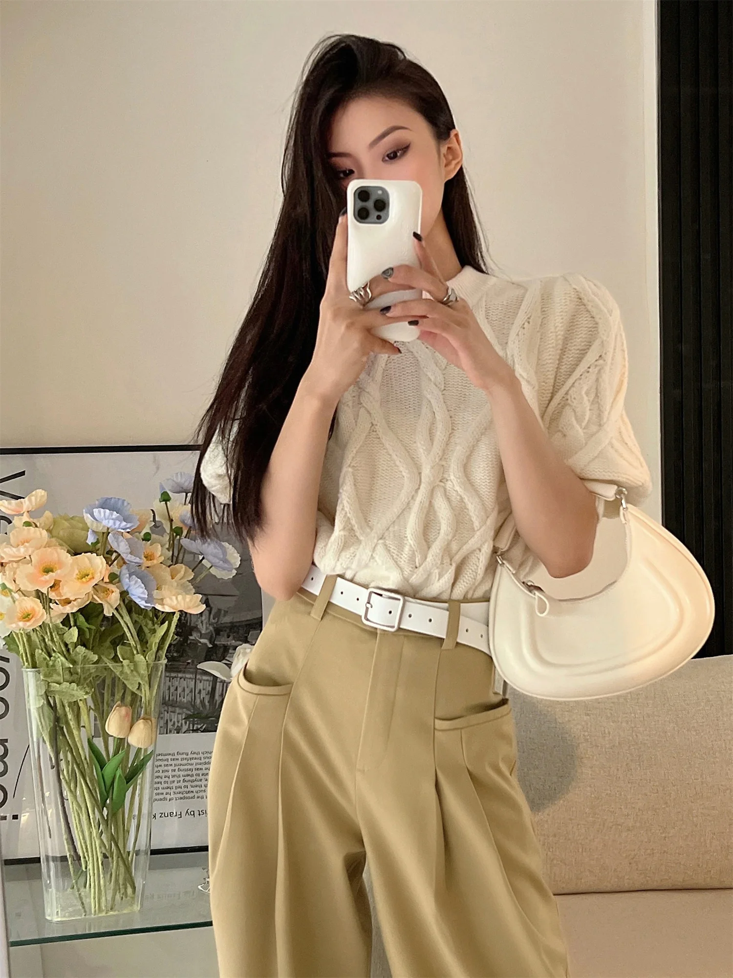 Новый продукт Xiaojingjia в том же стиле ранней осени во французском свежий и ленивый