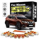 TPKE Canbus Автомобильный светодиодный комплект для освещения салона карты для Nissan X Trail X-Trail T30 T31 T32 патруль Y61 Y62 4.0L 5.6L Micra K11 K12 K13 K14