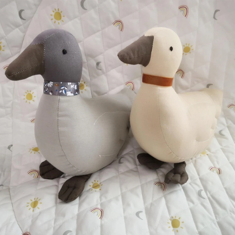 

9'' Baby Sleeping Doll Stuffed Figure Duck Cute Hand Sewing Soft Cloth Cotton Doll Infant Girlfriend Newborn Favor Gift