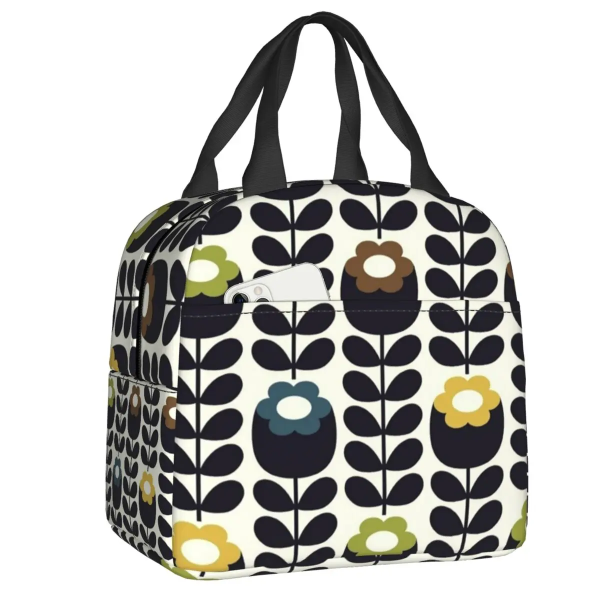 

Сумка для ланча Orla Kiely Женская, термоизолированная Сумочка для обеда, школьный ранец