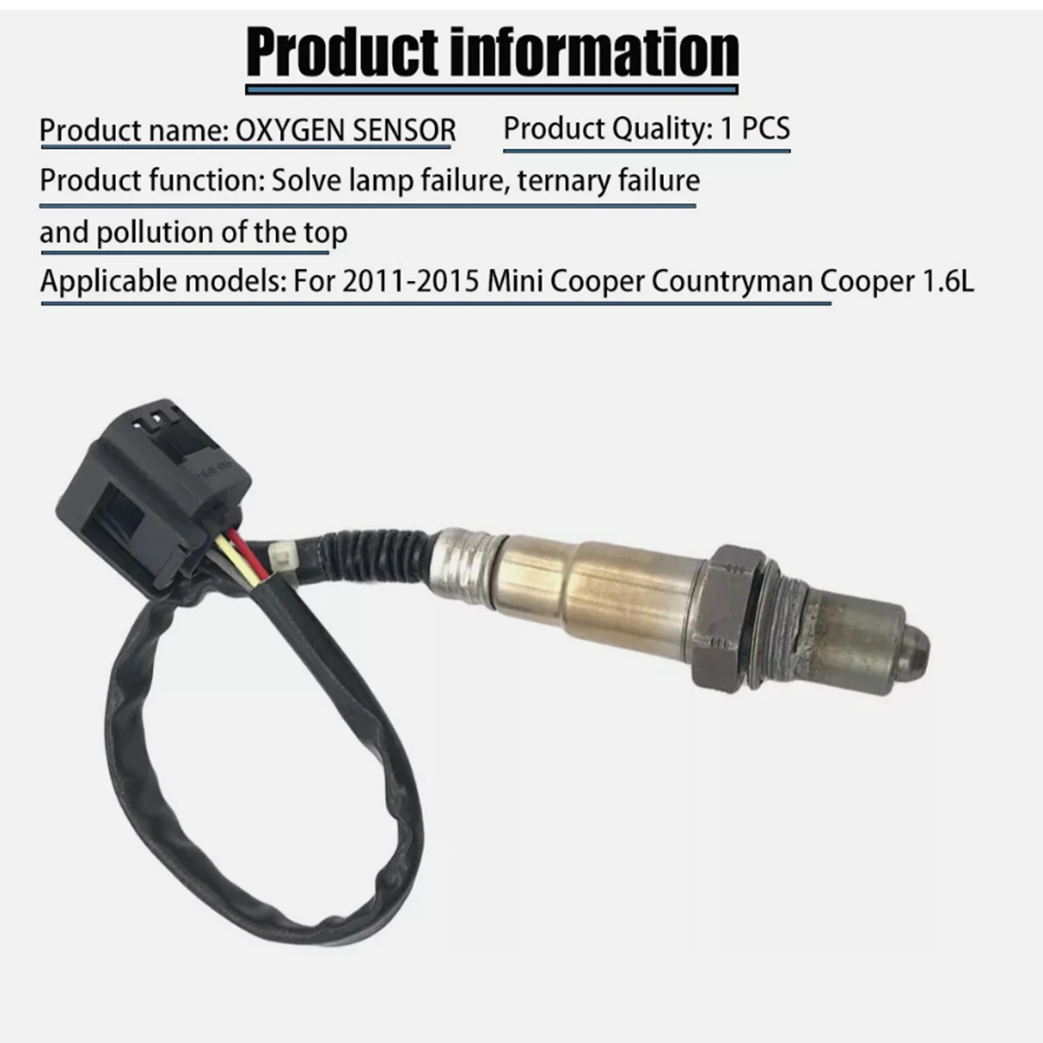 Новый передний кислородный лямбда-датчик для BMW 1 3 7 серии Mini Cooper 2011 2012 2013 2014 2015 2016
