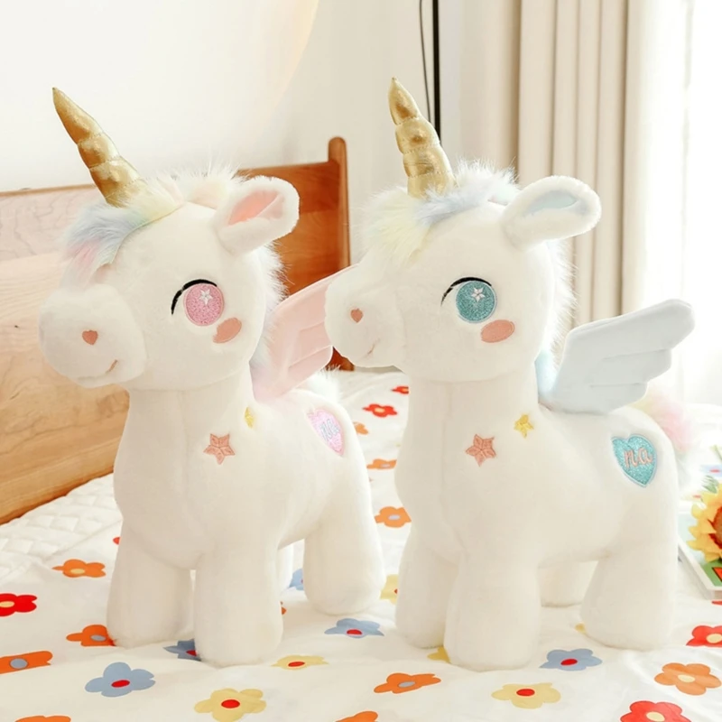 

25/40cm Soft Unicorn Plush Toy Baby Kids Appease Sleeping Pillow Animals Stuffed Plush Toy Birthday Gifts for Girls Wholesale