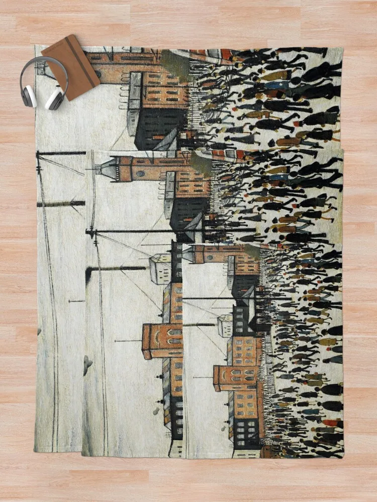 Фото Собирается на работу (1943) от L S Lowry плед одеяло s для малышей большое одеяло №5