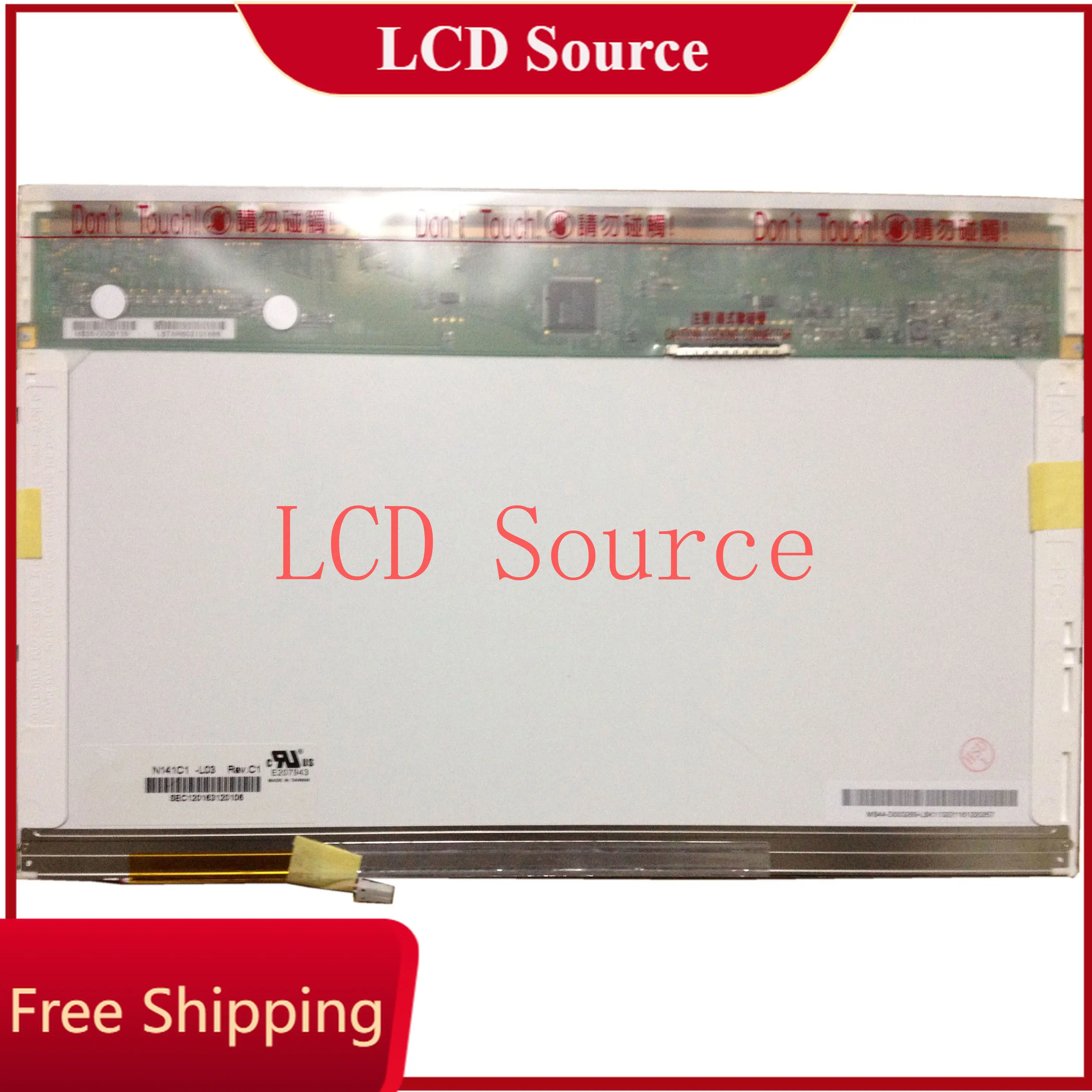 

N141C1-L03 fit LTN141BT06 N141C3-L02 B141PW01 N141C3-L03 B141PW03 LP141WP1 LTN141WD1 30 pin LCD