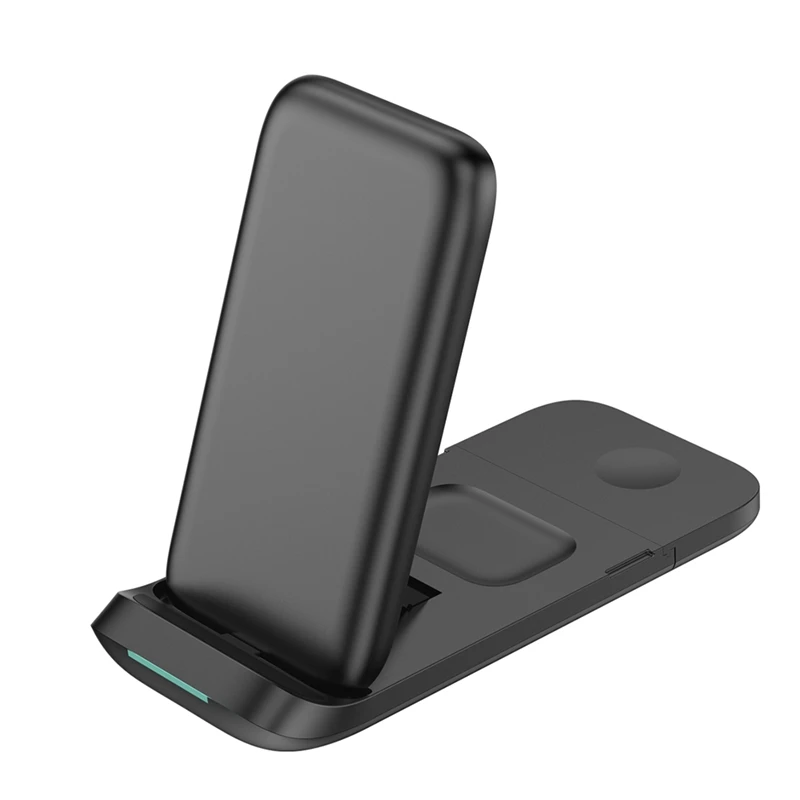 

3 In 1 Wireless Charging Station V8 Folding Wireless Charger Multi-Function Desktop Wireless Charger For Mobile Watch