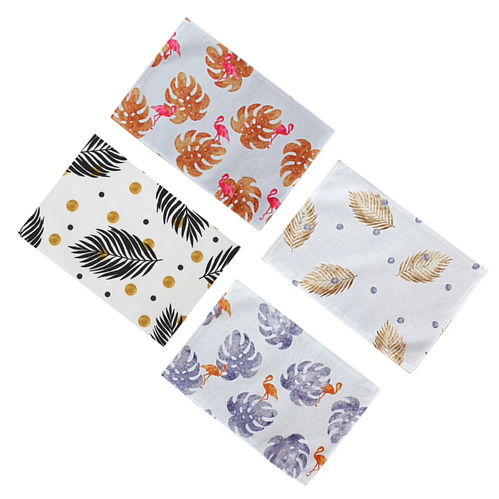 4 шт. термостойкие водонепроницаемые коврики для обеденного стола |