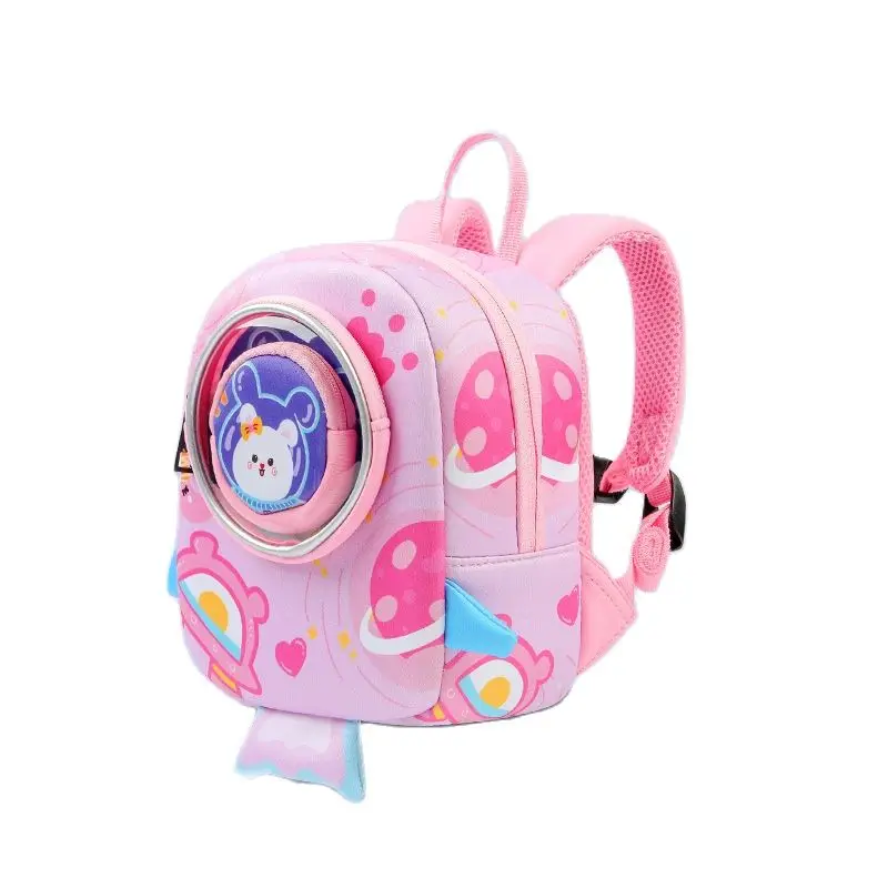 Детский школьный портфель с мультипликационным рисунком сумка для защиты от