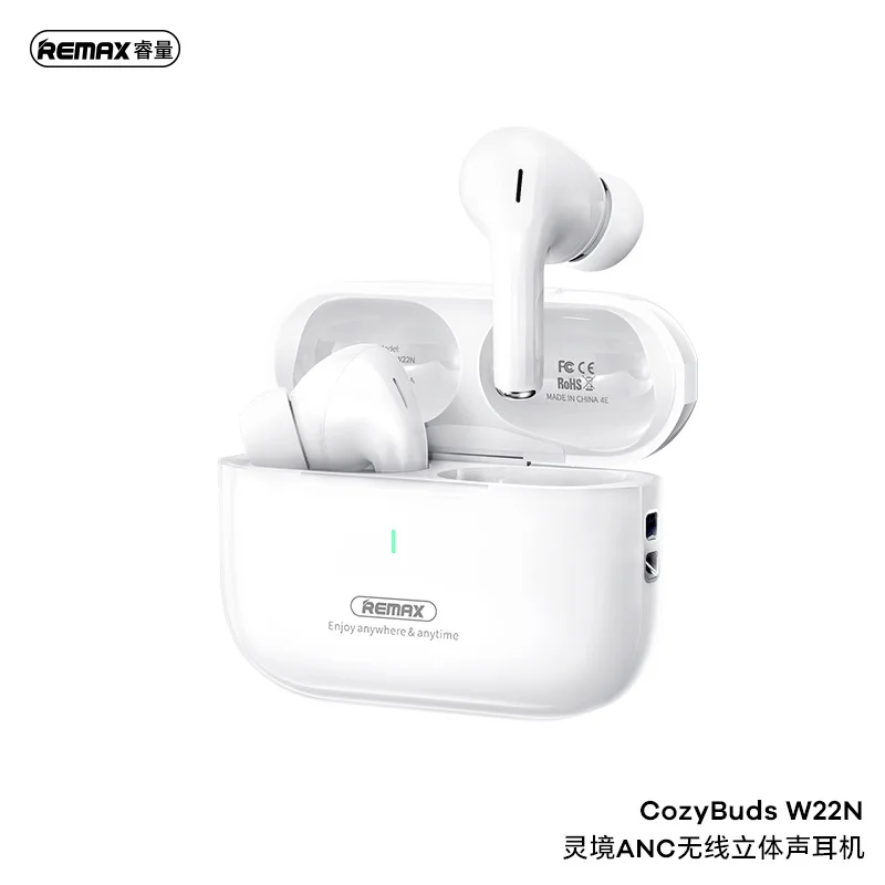 Фото Беспроводные стереонаушники REMAX W22N с активным шумоподавлением (ANC), Bluetooth 5.3, Hi-Fi высококачественное звучание. №2