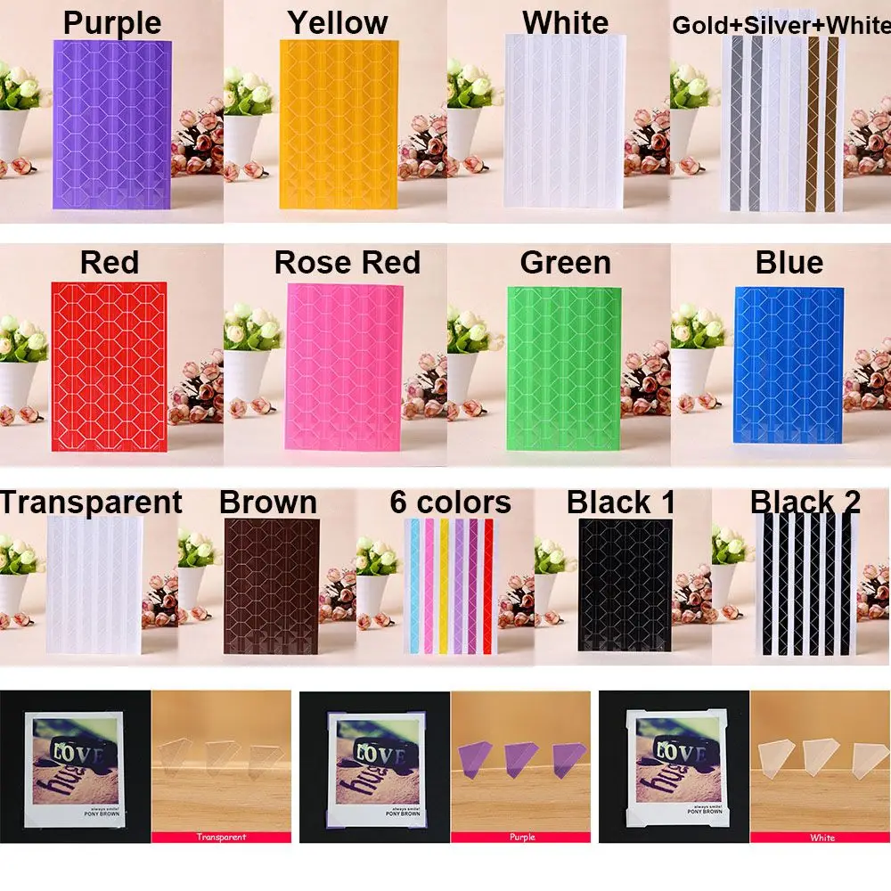 10 листов декоративные ПВХ-наклейки для фотоальбомов