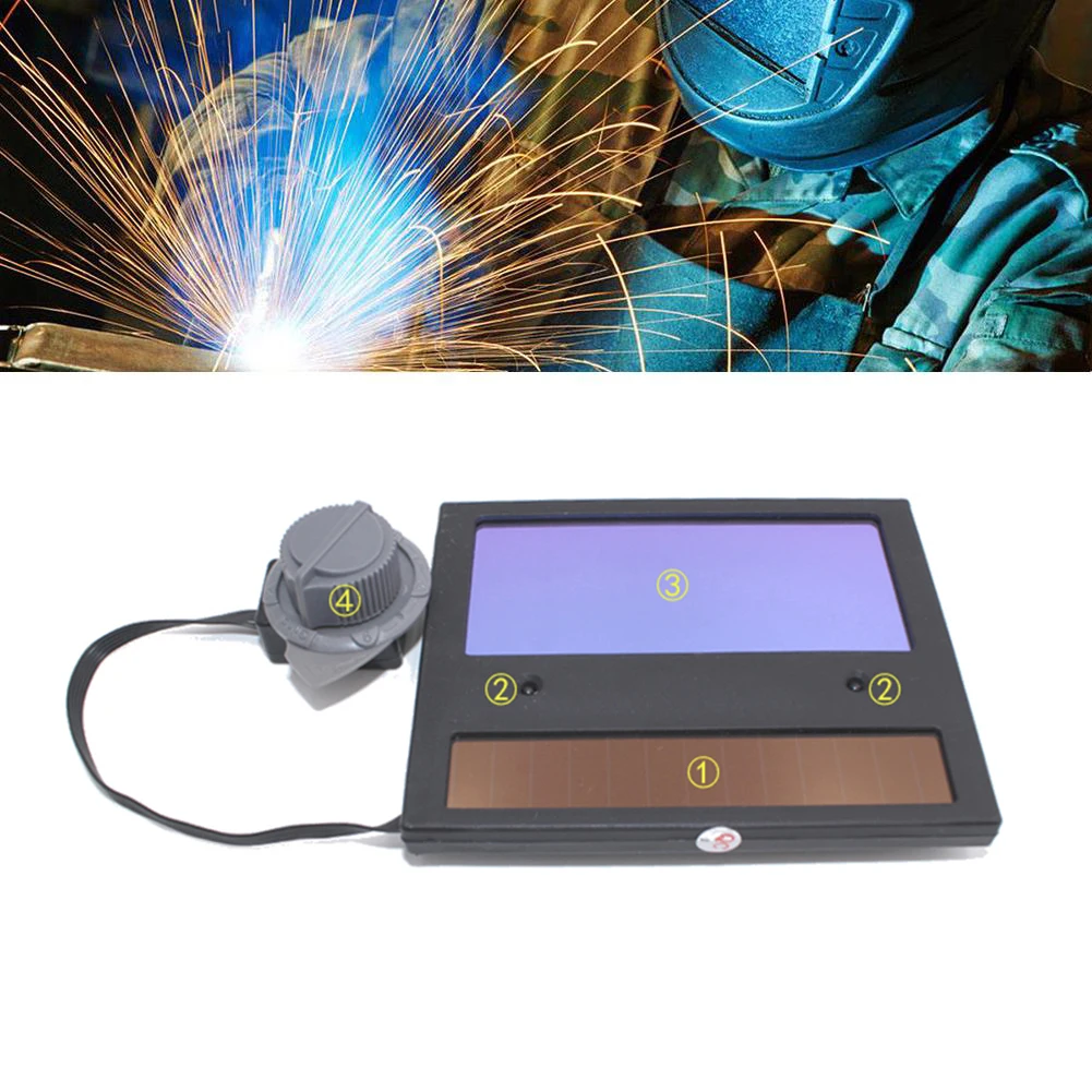 

Solar Auto Darkening Filter Welding Polish Mask Welder Cap Welding Goggles Lens for Grinding Welding Machine Plasma Cutting Tool