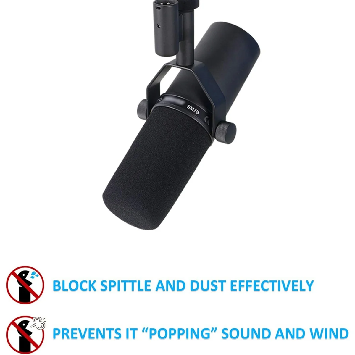 Ветровое стекло для микрофона Shure SM7B 2 шт