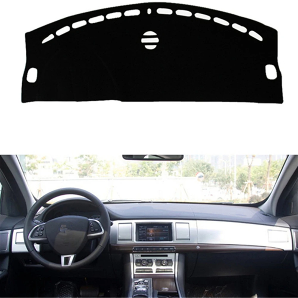 

Sinjayer Anti-slip Car Dashboard Cover Dashmat Pad Inner Auto Carpet Sun Shade Dash Board Cover Fit For Jaguar XF 2008 2009-2015