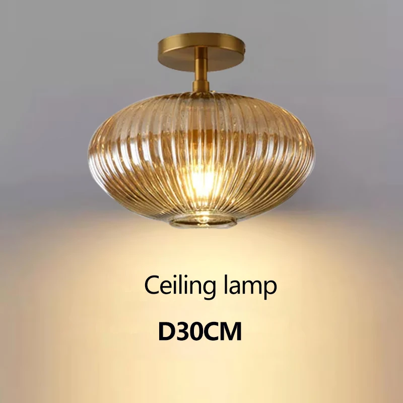 Потолочный светильник CETANT дымчато-серый/янтарный/белый/зеленый 30 см