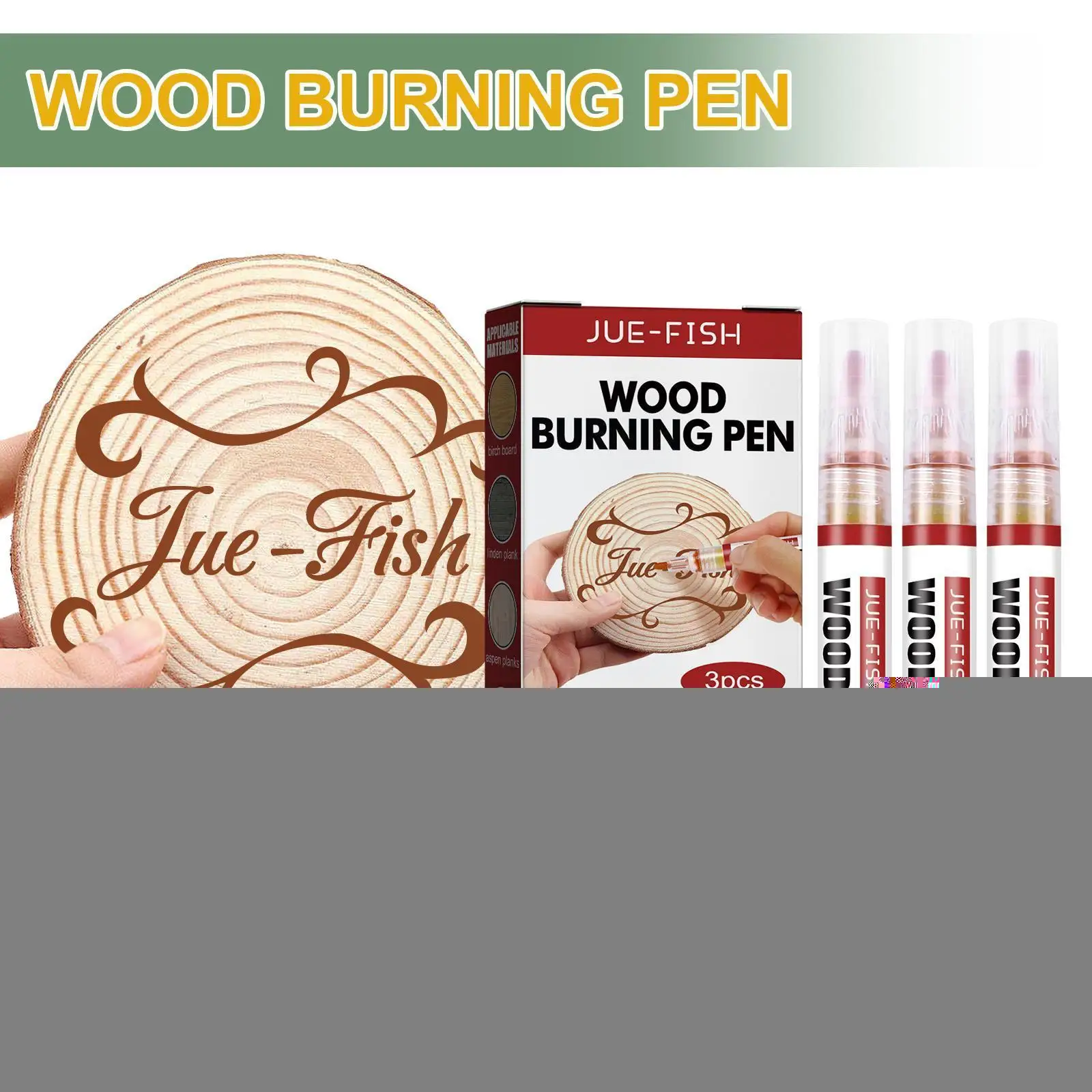 

Ручка для сжигания древесины, маркер для сжигания древесины, пирографические ручки для проектов «сделай сам», принадлежности для работы по ...