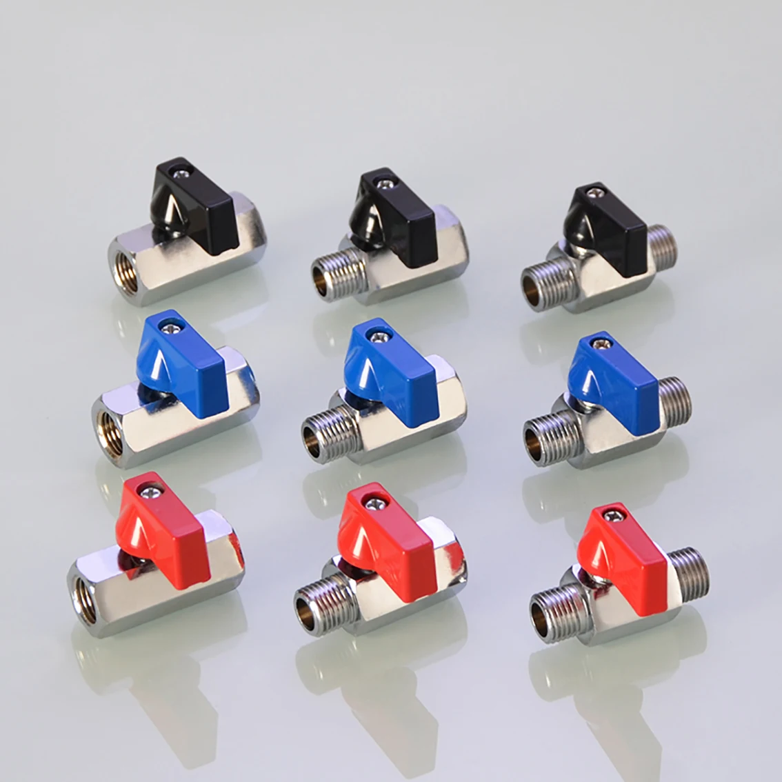 Мини шаровой кран с наружной и внутренней резьбой 1/8 дюйма 1/4 3/8 1/2 м/м F/F DN6 8 10 15