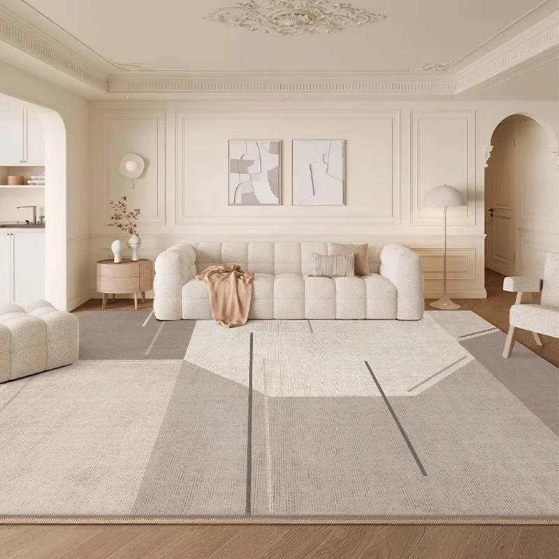 Домашний декор ковер для гостиной простота оформления Роскошные линии плюшевый