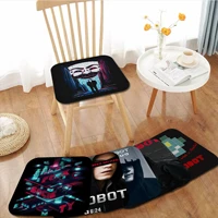 mr robot art chair mat soft pad seat cushion for dining patio home office indoor outdoor garden cushions home decor