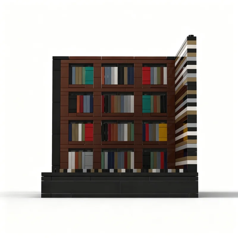 Фото 822 детали MOC «Книжный уголок Тессеракт» - Модель «Межзвездные иконы», строительные блоки, конструктор, рождественский подарок, сборка своими руками №2