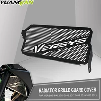 for kawasaki versys 650 versys650 2015 2016 2017 2018 2019 2020 2021 motorcycle cnc radiator guard protector grille grill cover