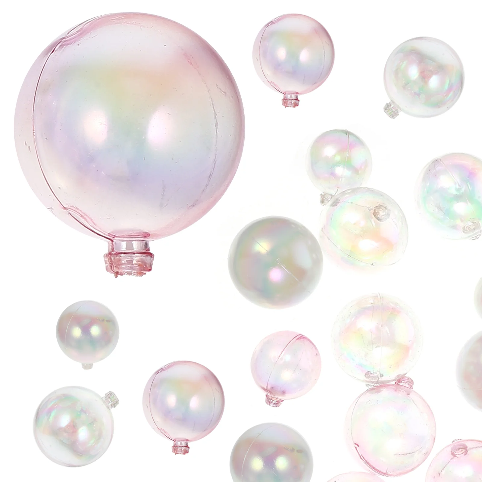 

18pcs DIY Ornaments Decorative Balls DIY Cake Bubble Balls Cake Ornaments