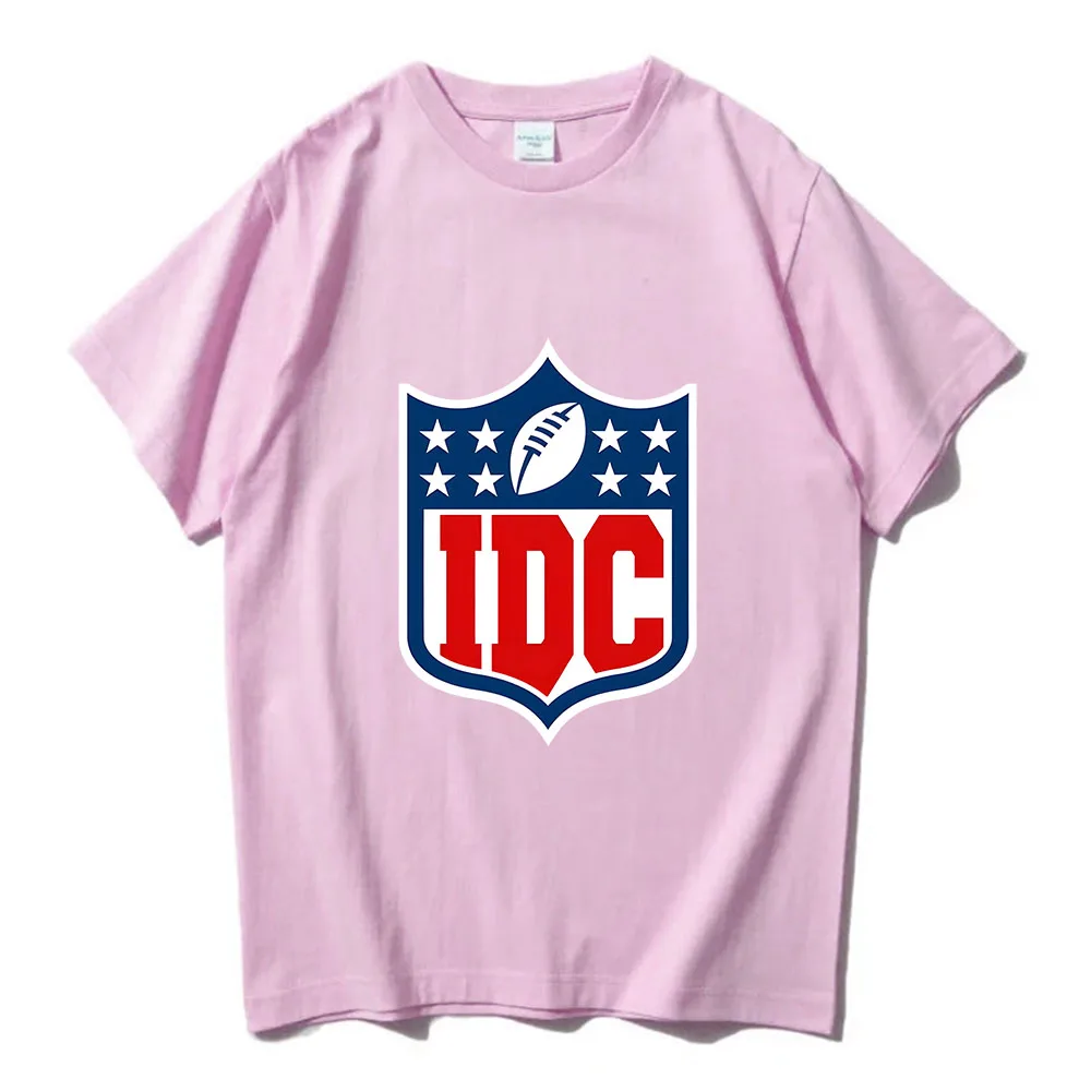 Футболка I Don't Care IDC с коротким рукавом повседневная мужская футболка хлопковые