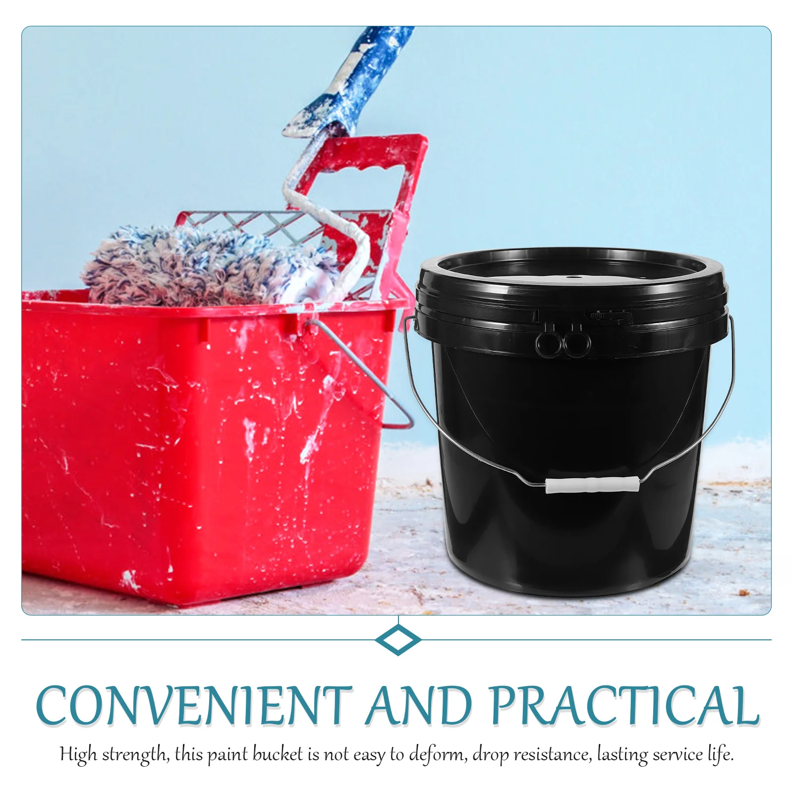 Моторное масло 10-литровое белое ведро из АБС-пластика упаковка краски HDPE