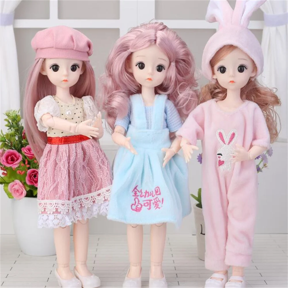 

25style 23cm Handmade 1/6 Mini BJD Cloth Mannequins Body Dolls Princess Clothes Suit Accessories Child Toy Girls Gifts E095