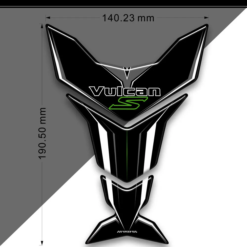 Наклейки на бак наклейки мотоцикл газ топливный защитный коврик для Kawasaki VULCAN S 650
