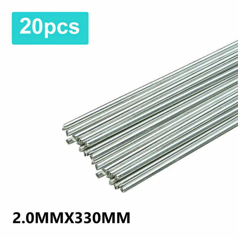 

1.6/2mm Aluminium Welding Rods 10/20Pcs Aluminum Brazing Durafix Easy To Bend Low Temperature Soldering High Quality