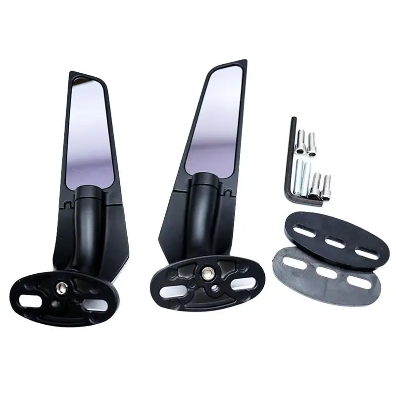 

Racing Motorcycle Mirrors Sport Custom Rear View Mirror Aluminum Motorcycle Rearview Mirrors 2 PCS Adjustable Motor Accessories